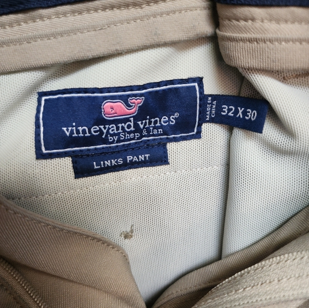 Vineyard Vines Men’s Links Pants – Size 32x30 – Khaki / Stone - Picture 3 of 3